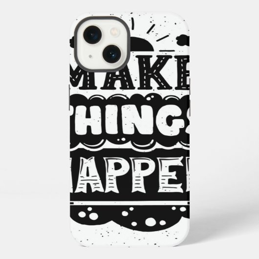 Doe dingen gebeuren iPhone hoesje (Achterkant)