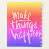 Doe dingen gebeuren met regenboogombre Planner (Achterkant)