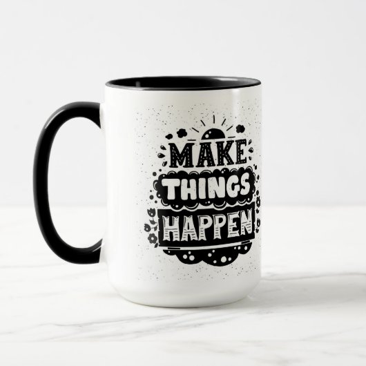 Doe dingen gebeuren mok (Links)