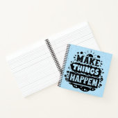 Doe dingen gebeuren notitieboek (Binnen)