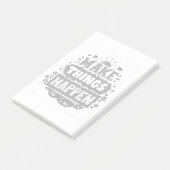 Doe dingen gebeuren post-it® notes (Schuin)