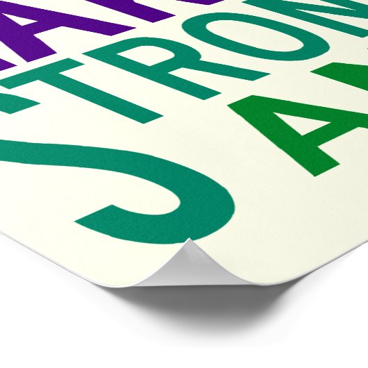 Doe dingen - Inspiratie Poster (Hoek)