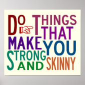 Doe dingen - Inspiratie Poster (Voorkant)