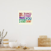 Doe Dingen - Inspiratieposter Poster (Keuken)