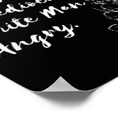 Doe dingen met je leven die een middelmatig effect poster (Hoek)