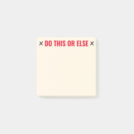 Doe dit of andere grappigheid post-it® notes
