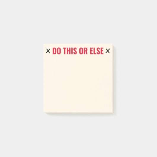 Doe dit of andere grappigheid post-it® notes (Voorkant)
