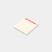 Doe dit of Die Funny Post-it® Notes (Schuin)