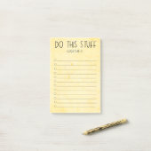Doe dit uiteindelijk post-it® notes (Op bureau)