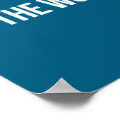 Doe Dotheworkdesigns Werk Klein Zwart Poster (Hoek)