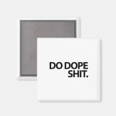 Doe Drugs Gewichtheffen Motiverende Gym Aspiration Magneet (Voorkant / Achterkant)
