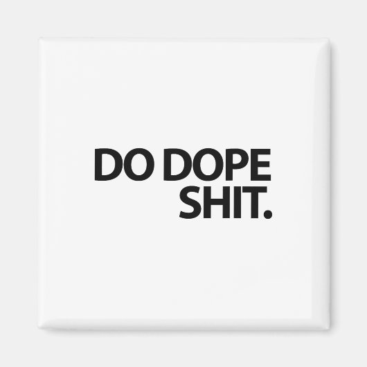 Doe Drugs Gewichtheffen Motiverende Gym Aspiration Magneet (Voorkant)