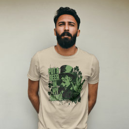 "Doe een biertje in mijn hand" St. Patrick’s Day T-shirt