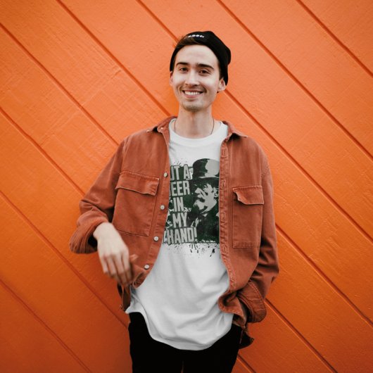 "Doe een biertje in mijn hand" St. Patrick’s Day T-shirt