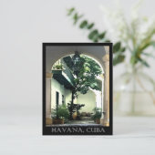 Doe een Courtyard in, Havana, Cuba Briefkaart (Staand voorkant)