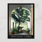 Doe een Courtyard in, Havana, Cuba Briefkaart (Voorkant)
