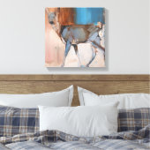 Doe een Deer 2014 Canvas Afdruk (Insitu (Slaapkamer))