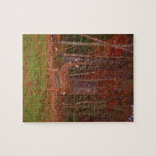 Doe een Deer in het Arrowidenmeer Legpuzzel (Horizontaal)