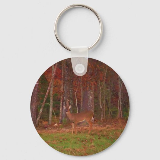 Doe een Deer in het Arrowidenmeer Sleutelhanger (Voorkant)
