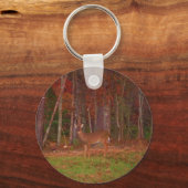 Doe een Deer in het Arrowidenmeer Sleutelhanger (Voorkant)