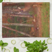 Doe een Deer in het Arrowidenmeer Theedoek (Gevouwen)