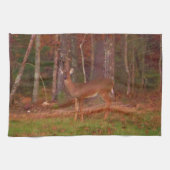 Doe een Deer in het Arrowidenmeer Theedoek (Horizontaal)