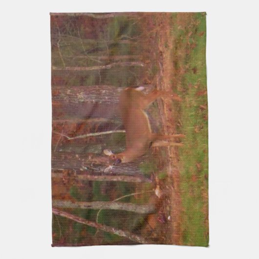 Doe een Deer in het Arrowidenmeer Theedoek (Verticaal)