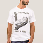 Doe een dutje - Katten T-shirt (Voorkant)