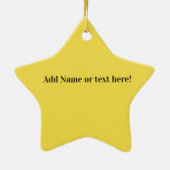 Doe een hert aan de rand van de bossen keramisch ornament (Achterkant)