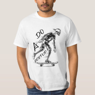 Doe een kickflip: klassiek T-shirt