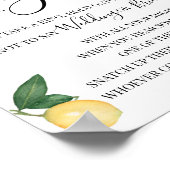 Doe een ring op het citroenen bruidsmeubel spel bo poster (Hoek)