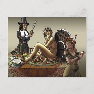 Doe een vork in haar briefkaart