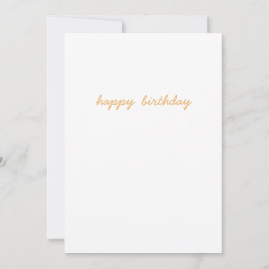 Doe een wens. Birthday-typografie met een vriend (Achterkant)
