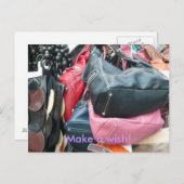 Doe een wens! briefkaart (Voorkant / Achterkant)