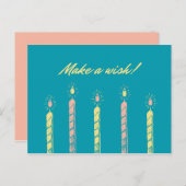 Doe een wens! Je bent een licht voor de wereld Briefkaart (Voorkant / Achterkant)