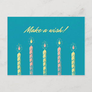 Doe een wens! Je bent een licht voor de wereld Briefkaart