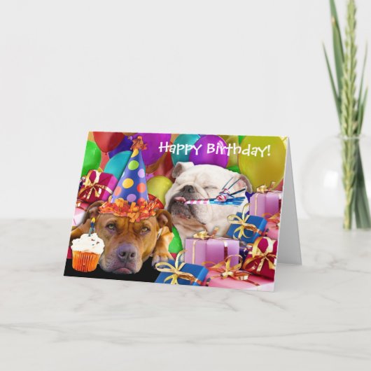 Doe een wens & klap! Happy Birthday Wenskaart Kaart (Voorkant)