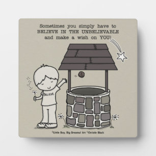 Doe een wens voor je! fotoplaat