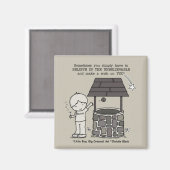 Doe een wens voor je! magneet (Voorkant / Achterkant)