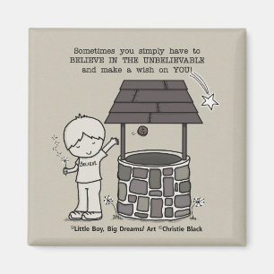 Doe een wens voor je! magneet