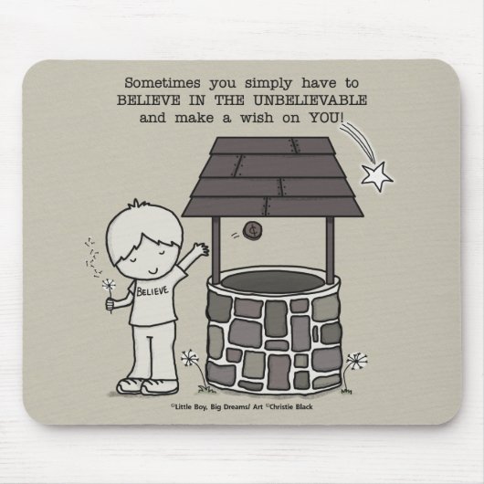 Doe een wens voor je! muismat (Voorkant)