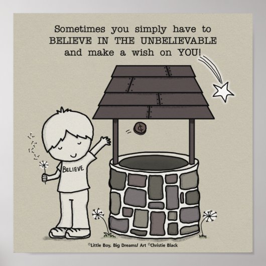 Doe een wens voor je! poster (Voorkant)