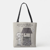 Doe een wens voor je! tote bag (Achterkant)