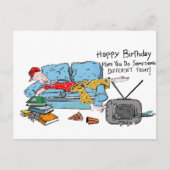 Doe eens iets anders op je verjaardag briefkaart (Voorkant)