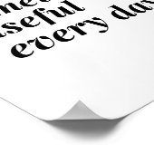 Doe elke dag iets nuttigs. poster (Hoek)