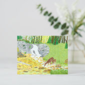 Doe en Fawn Briefkaart (Staand voorkant)