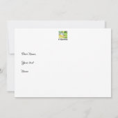 Doe en Fawn Flat Kaart (Achterkant)