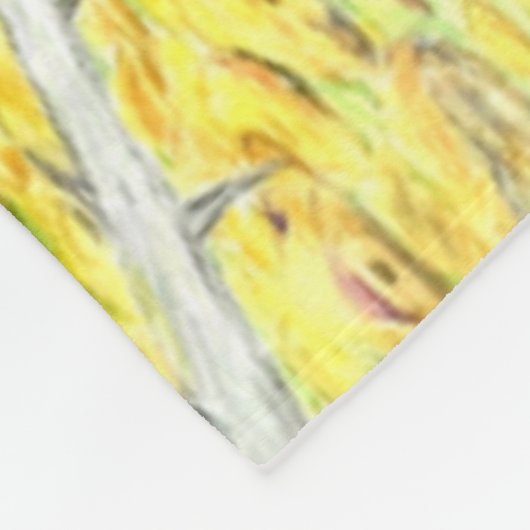 Doe en Fawn Fleece Deken (Hoek)