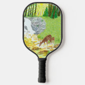 Doe en Fawn Pickleball Paddle (Achterkant)