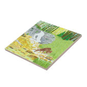 Doe en Fawn Tegeltje (Zijkant)